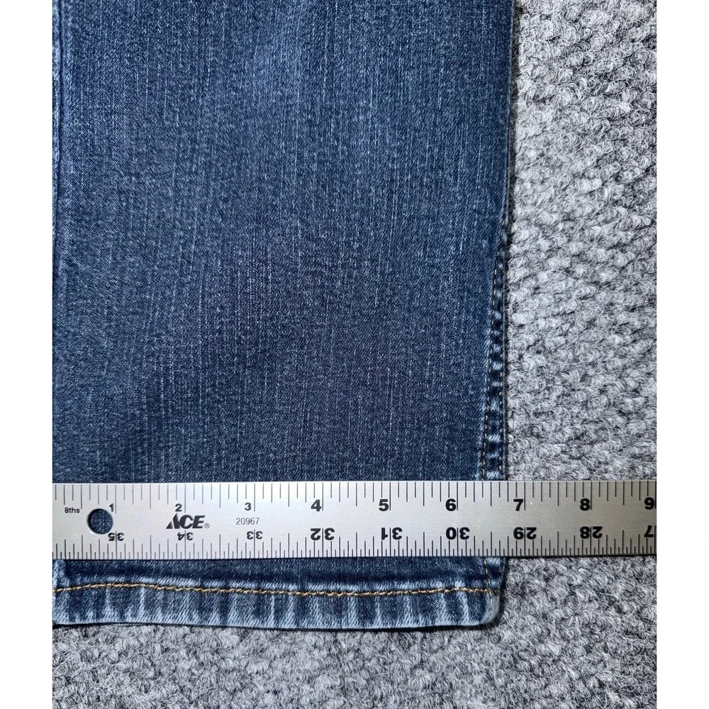 Levi's 514 Straight Fit Dark Blue Wash Jeans preowned W34 L32‎